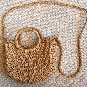 Handwoven crossbody bag
